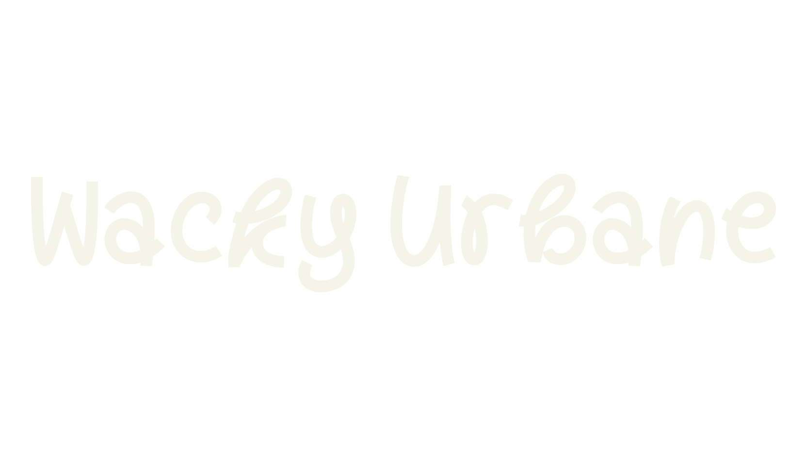 Wacky Urbane, children font preview