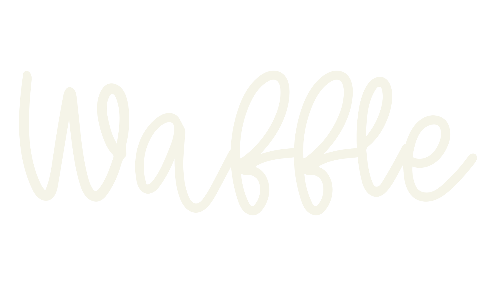 Waffle, hand drawn font preview
