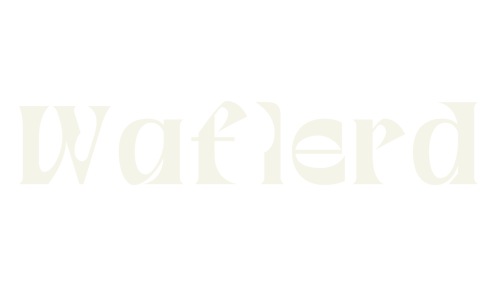 Waflerd, serif font preview