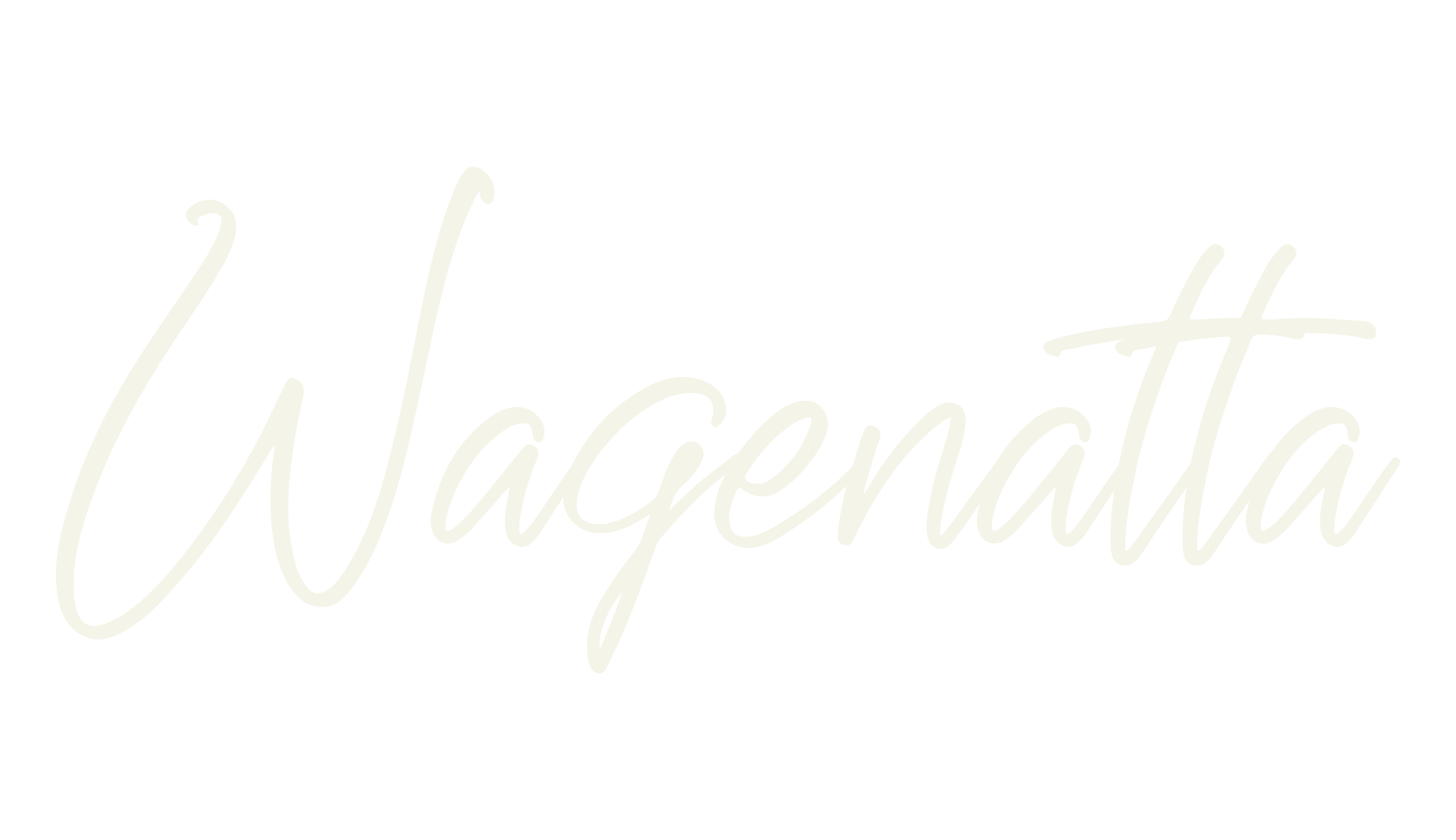 Wagenatta, cursive font preview