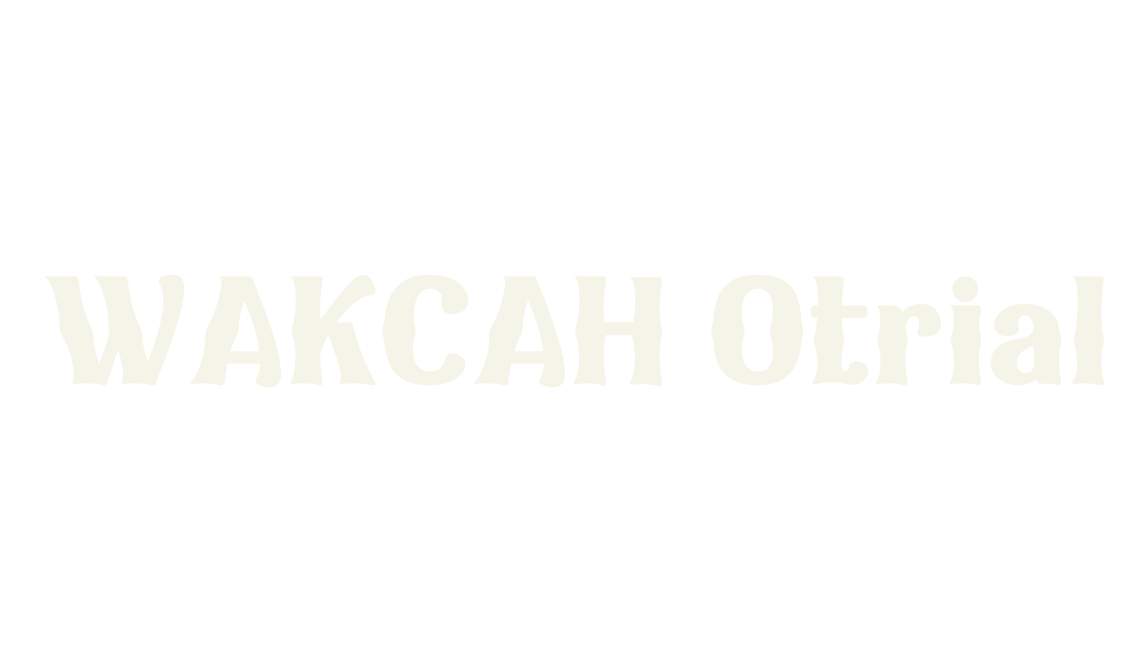 WAKCAH Otrial, class font preview