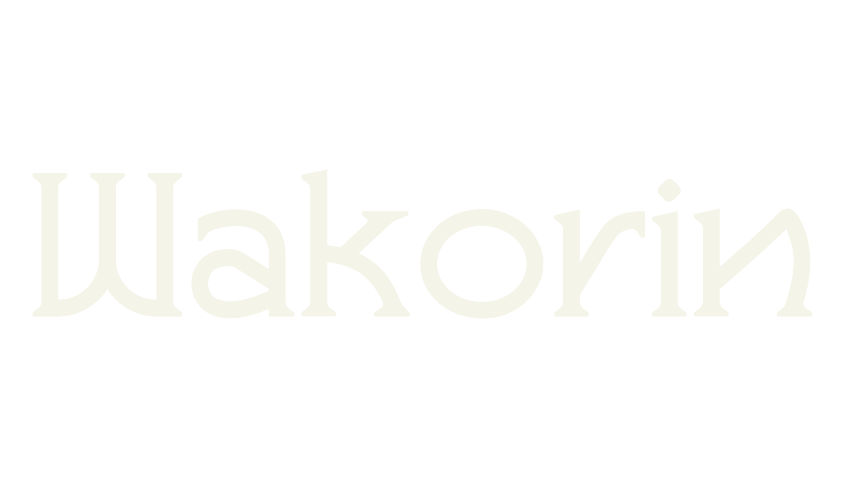 Wakorin, modern font preview