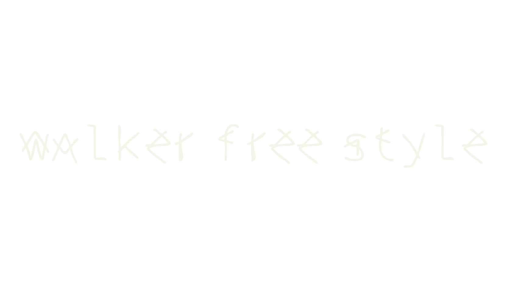 walker free style, graffiti font preview