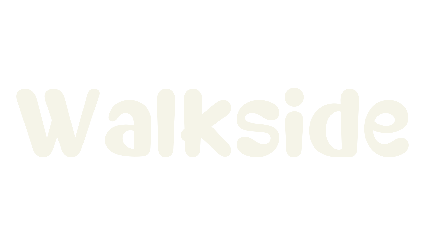 Walkside, bold font preview