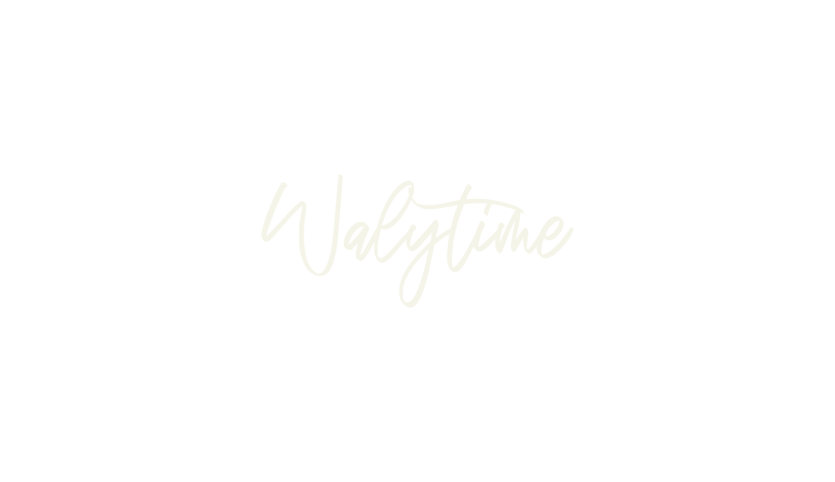 Walytime, signature font preview