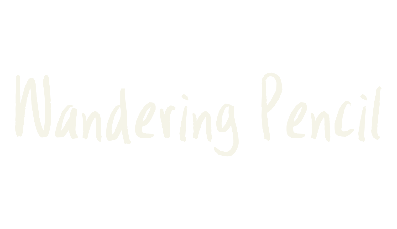 Wandering Pencil, display market font preview