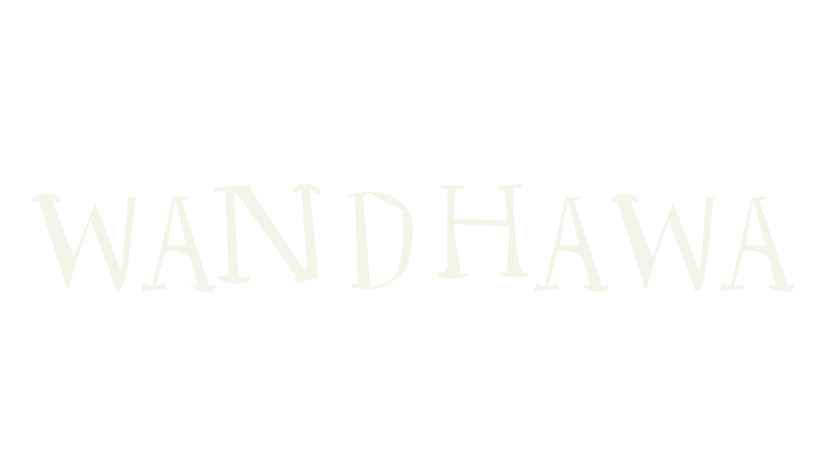 Wandhawa, hand drawn font preview