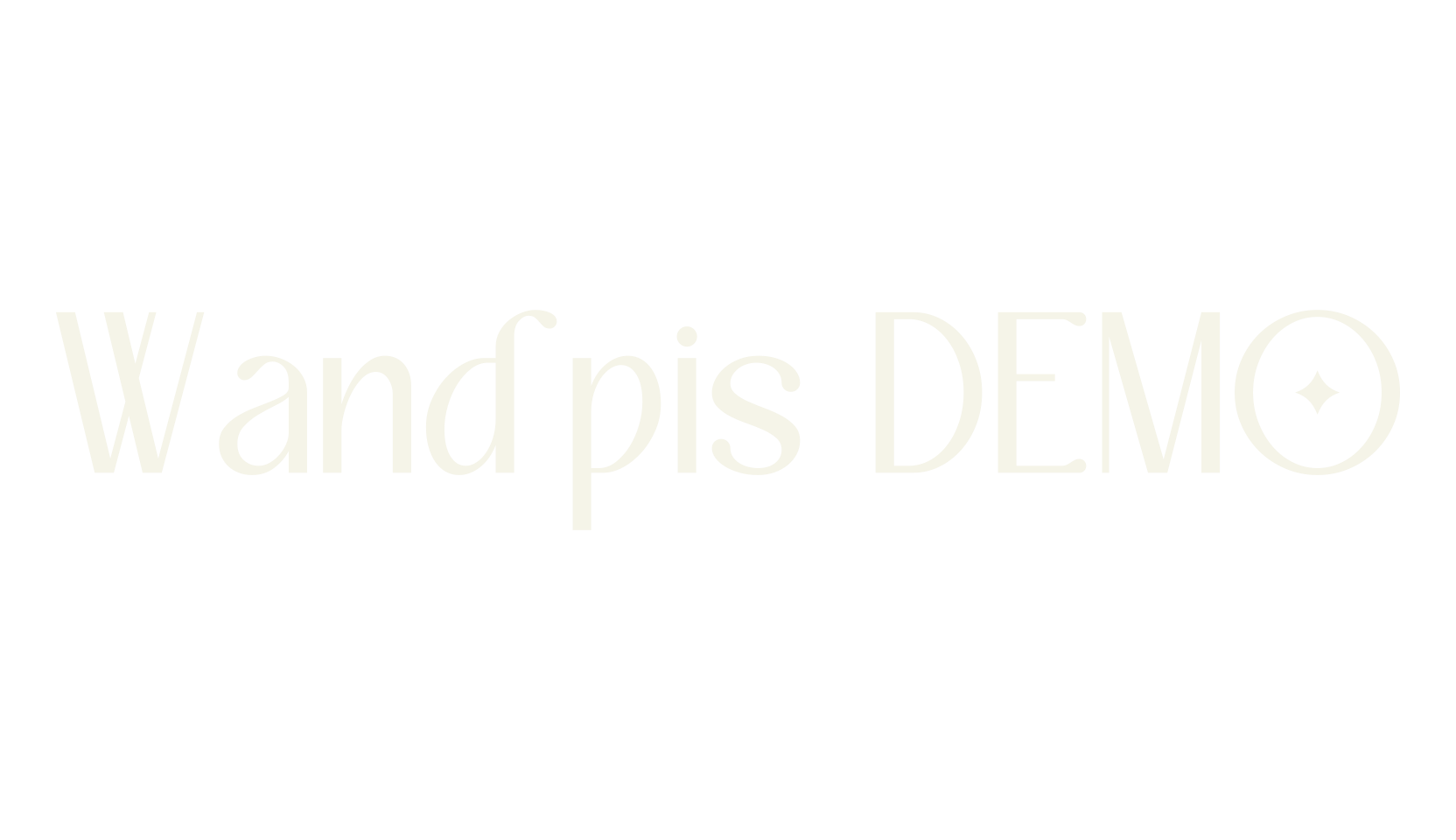 Wandpis DEMO, sans serif font preview