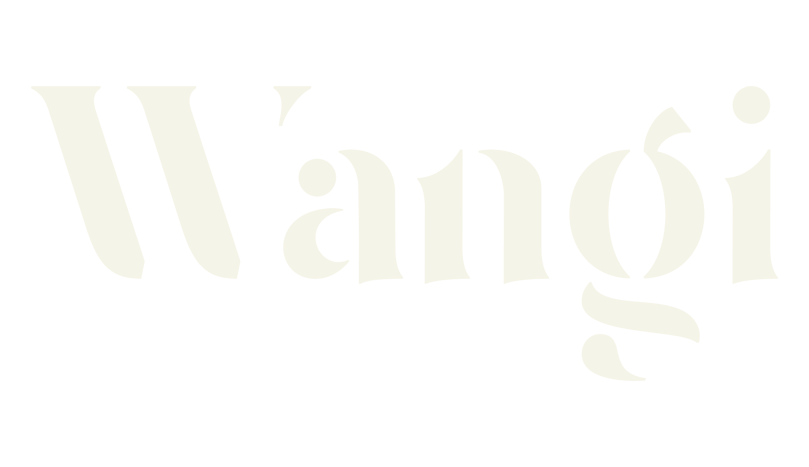 Wangi, stencil font preview