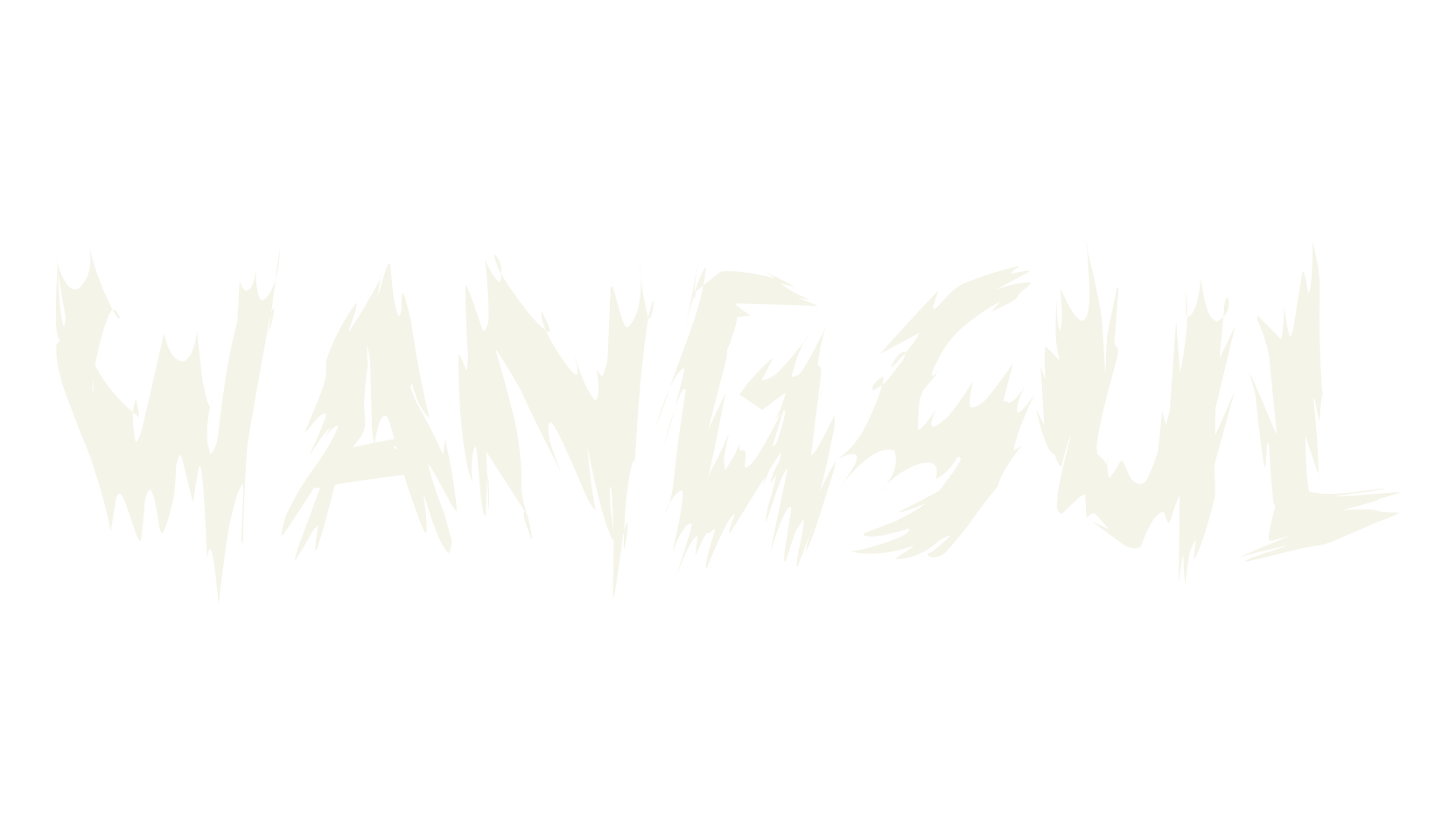 WANGSUL, horror font preview
