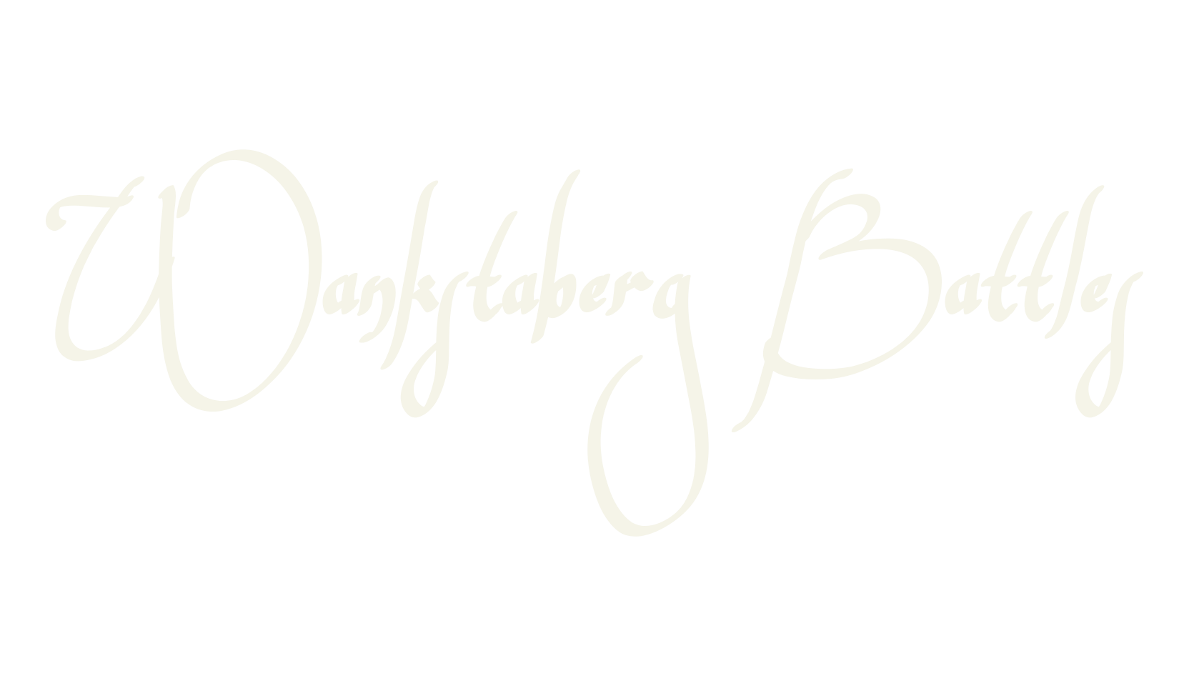 Wankstaberg Battles, fashion script font preview