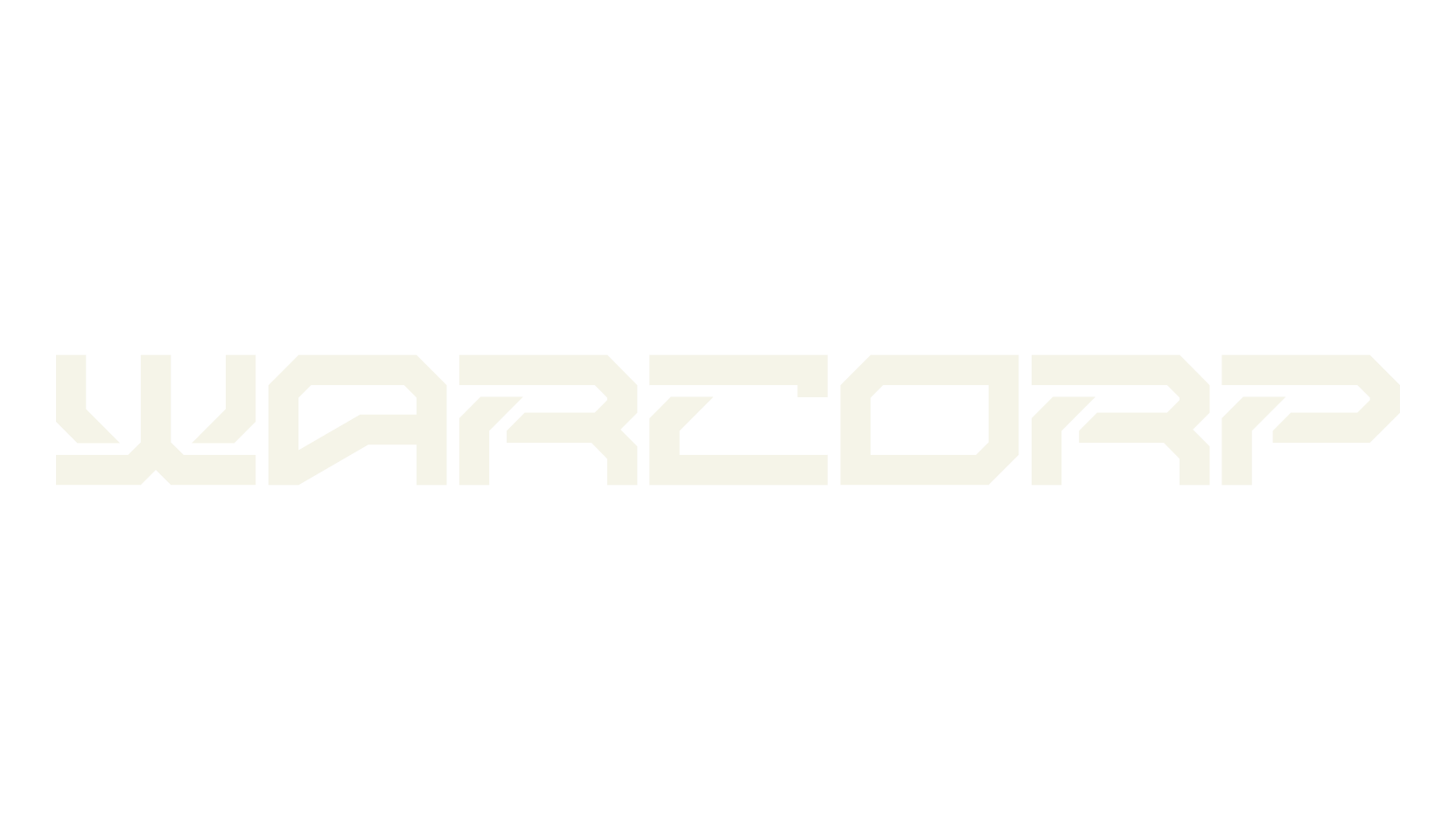 Warcorp, cyberpunk font preview