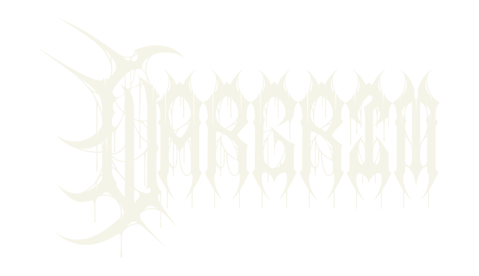 Wargrim, metal font preview