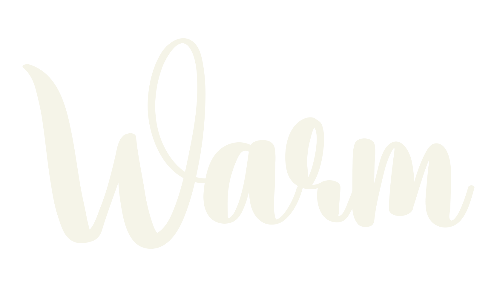 Warm, calligraphy font preview