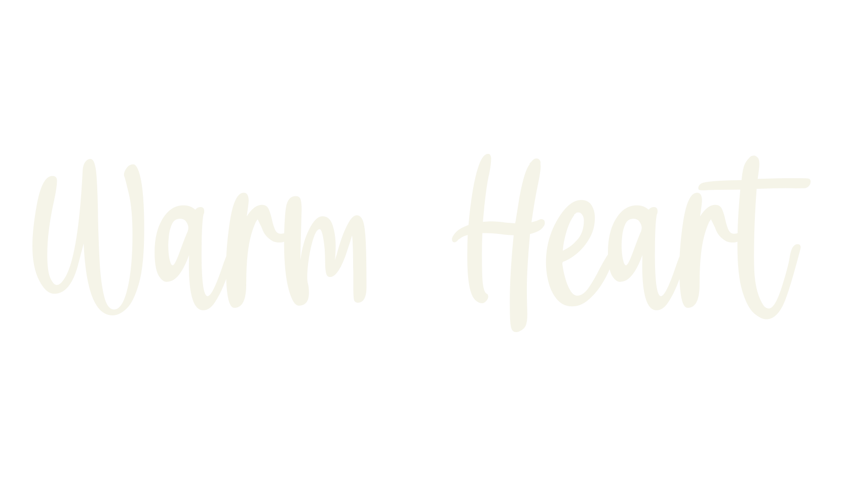 Warm Heart, heart font preview