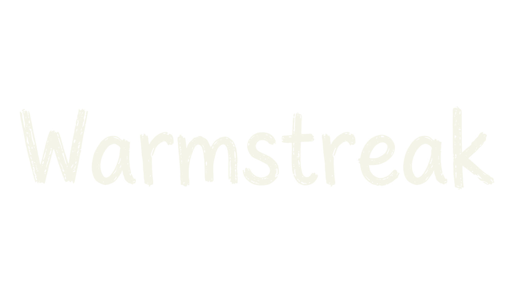 Warmstreak, chalkboard font preview
