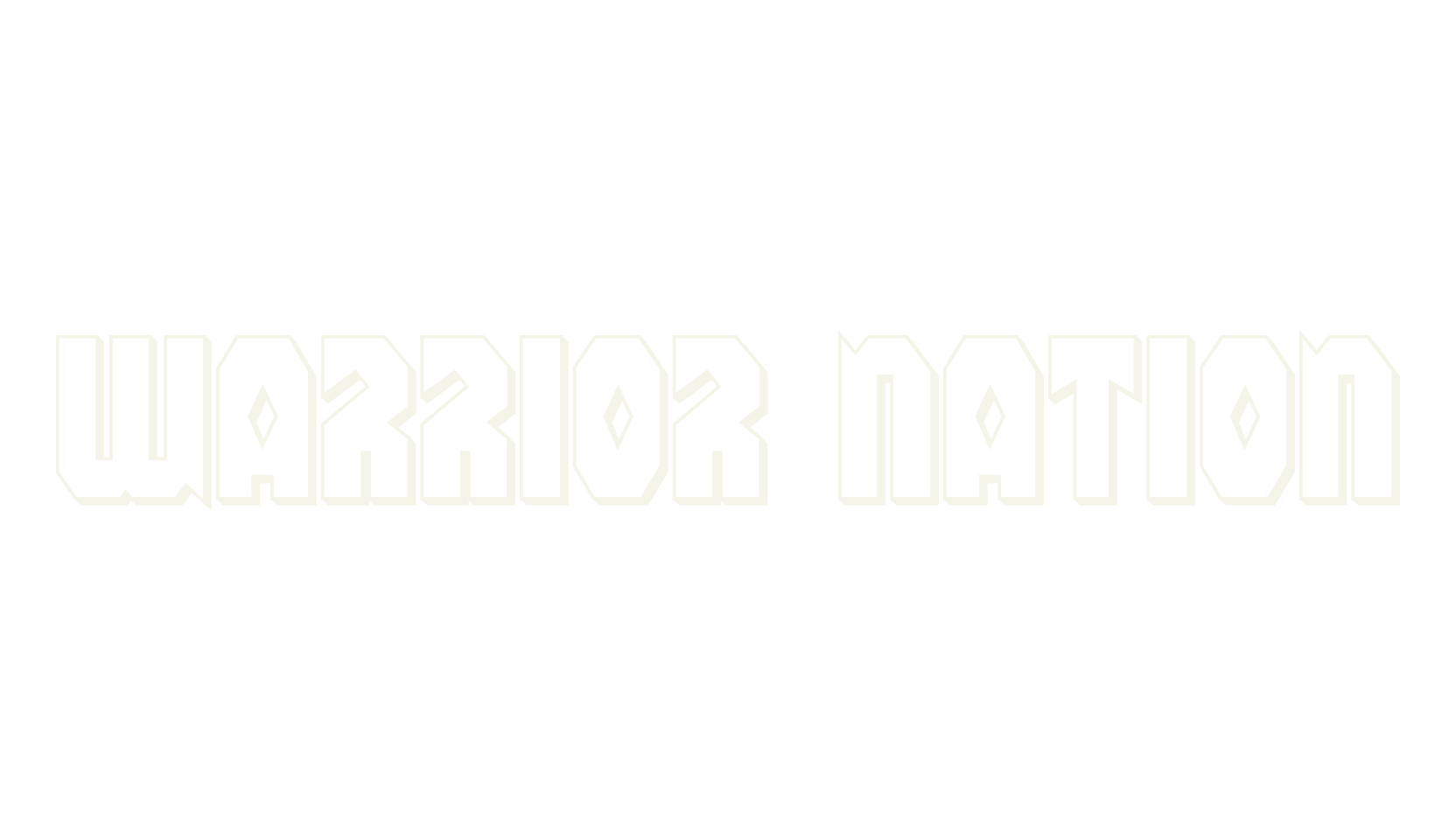 Warrior Nation, display market font preview