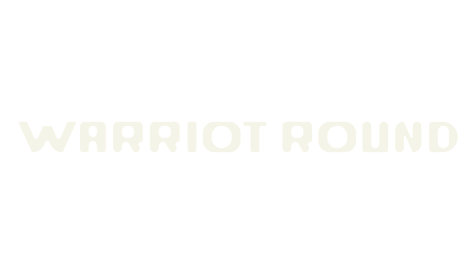 Warriot Round, cute font preview