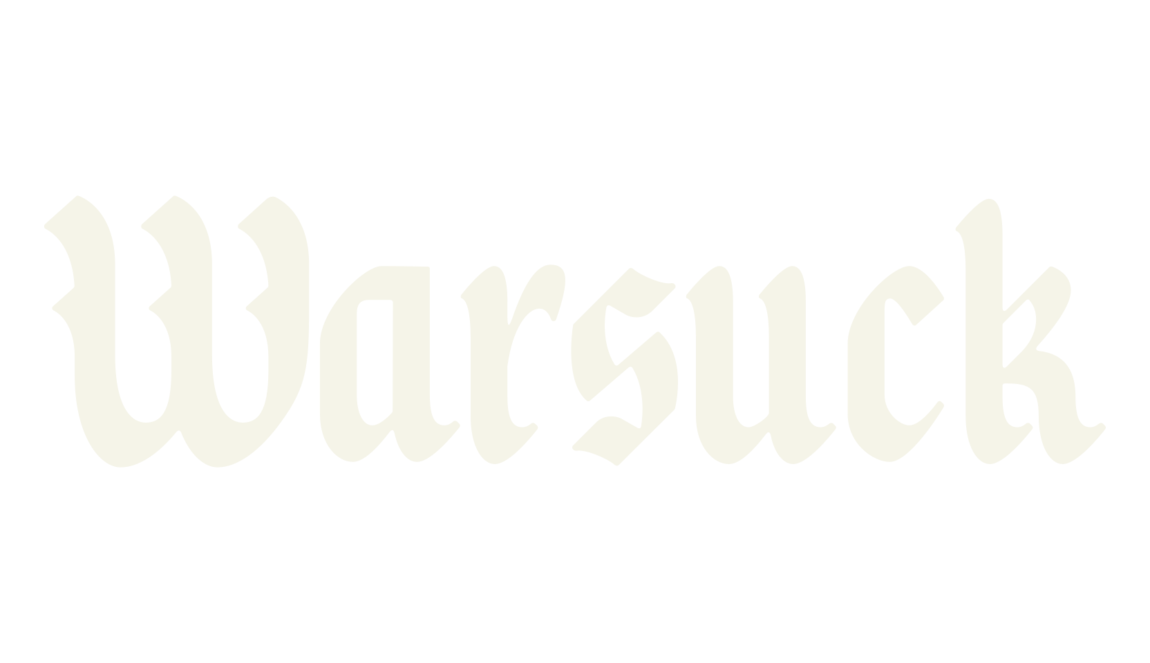 Warsuck, blackletter font preview