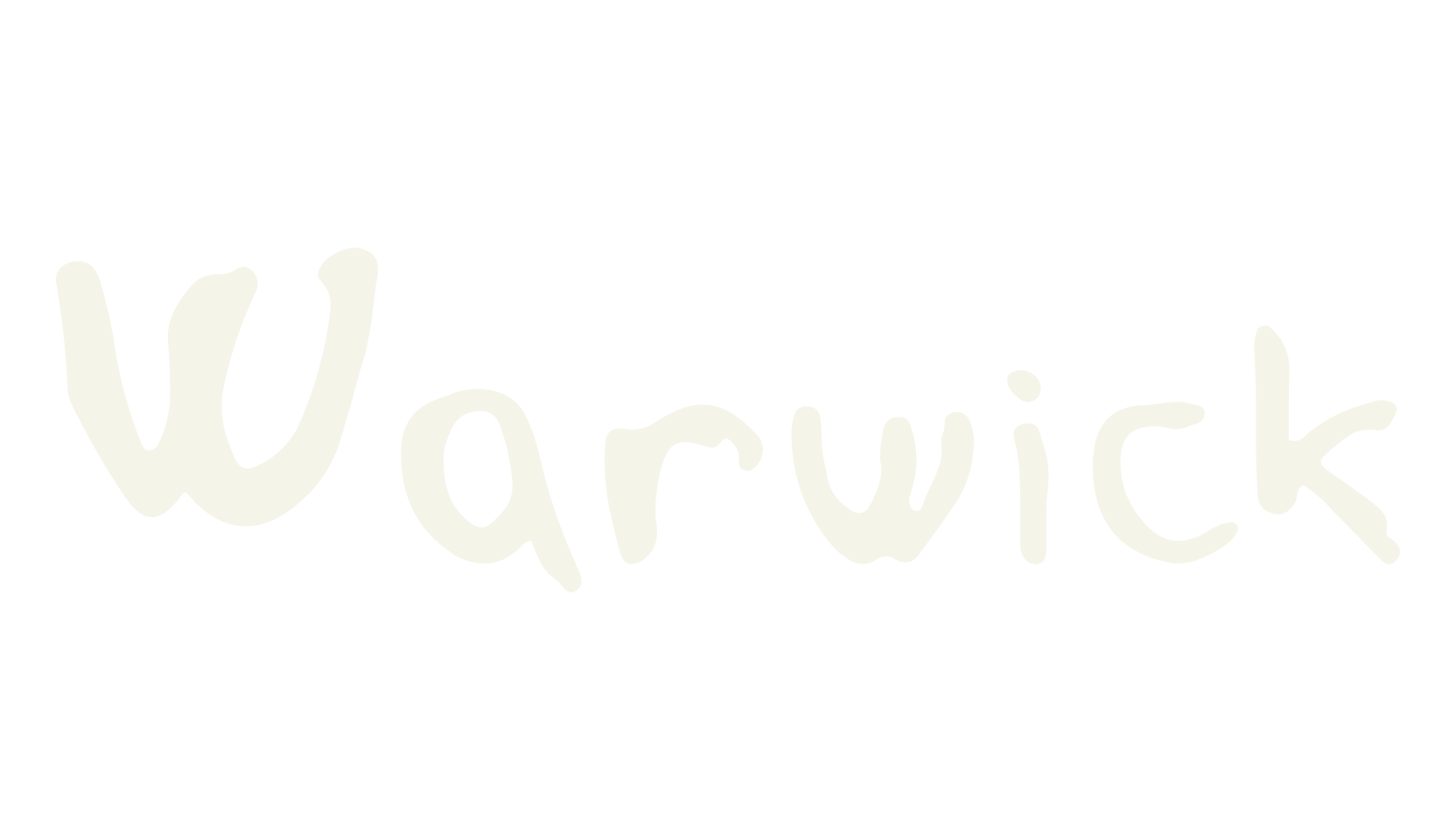 Warwick, childish font preview