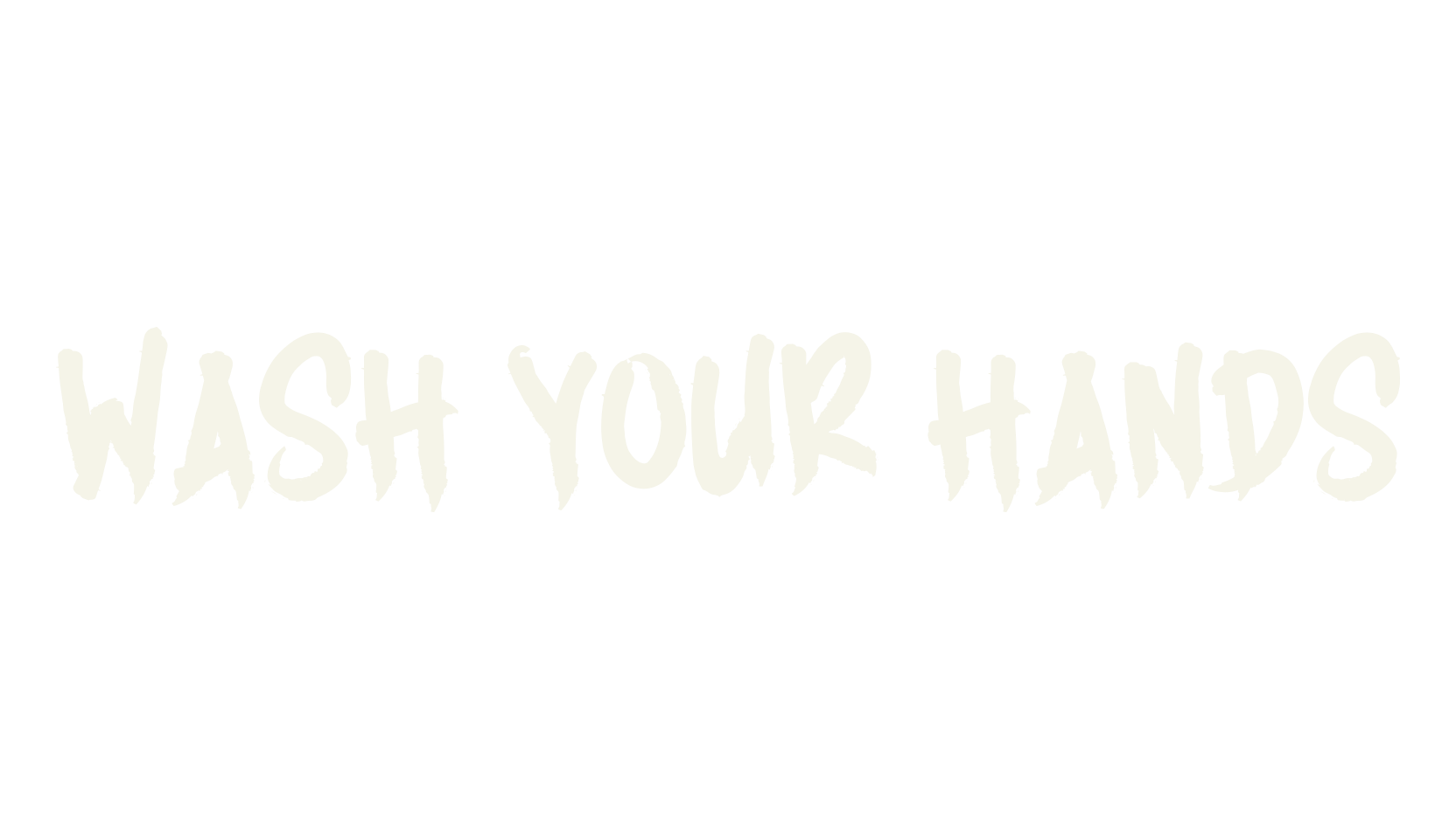 WASH YOUR HANDS, blackletter font preview