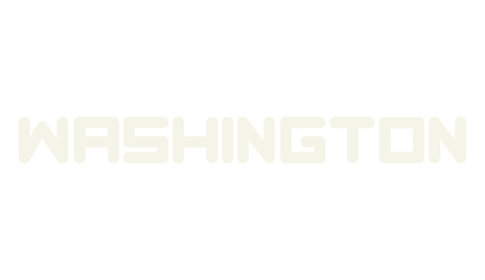 Washington, text font preview