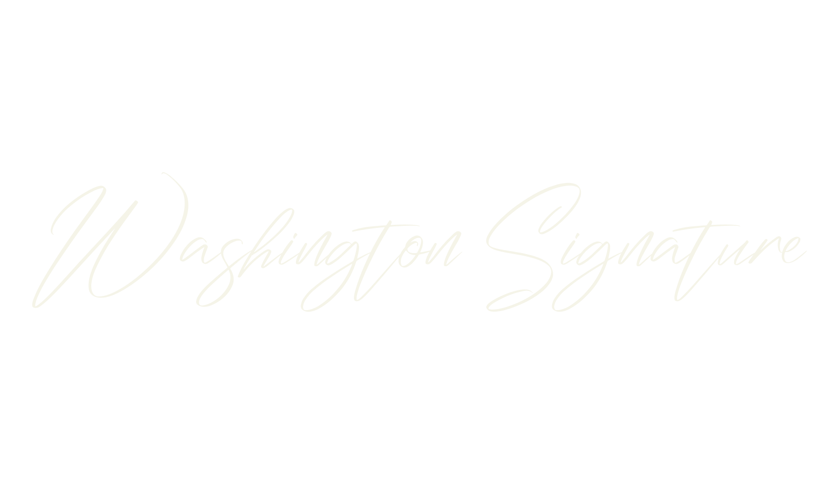 Washington Signature, script font preview
