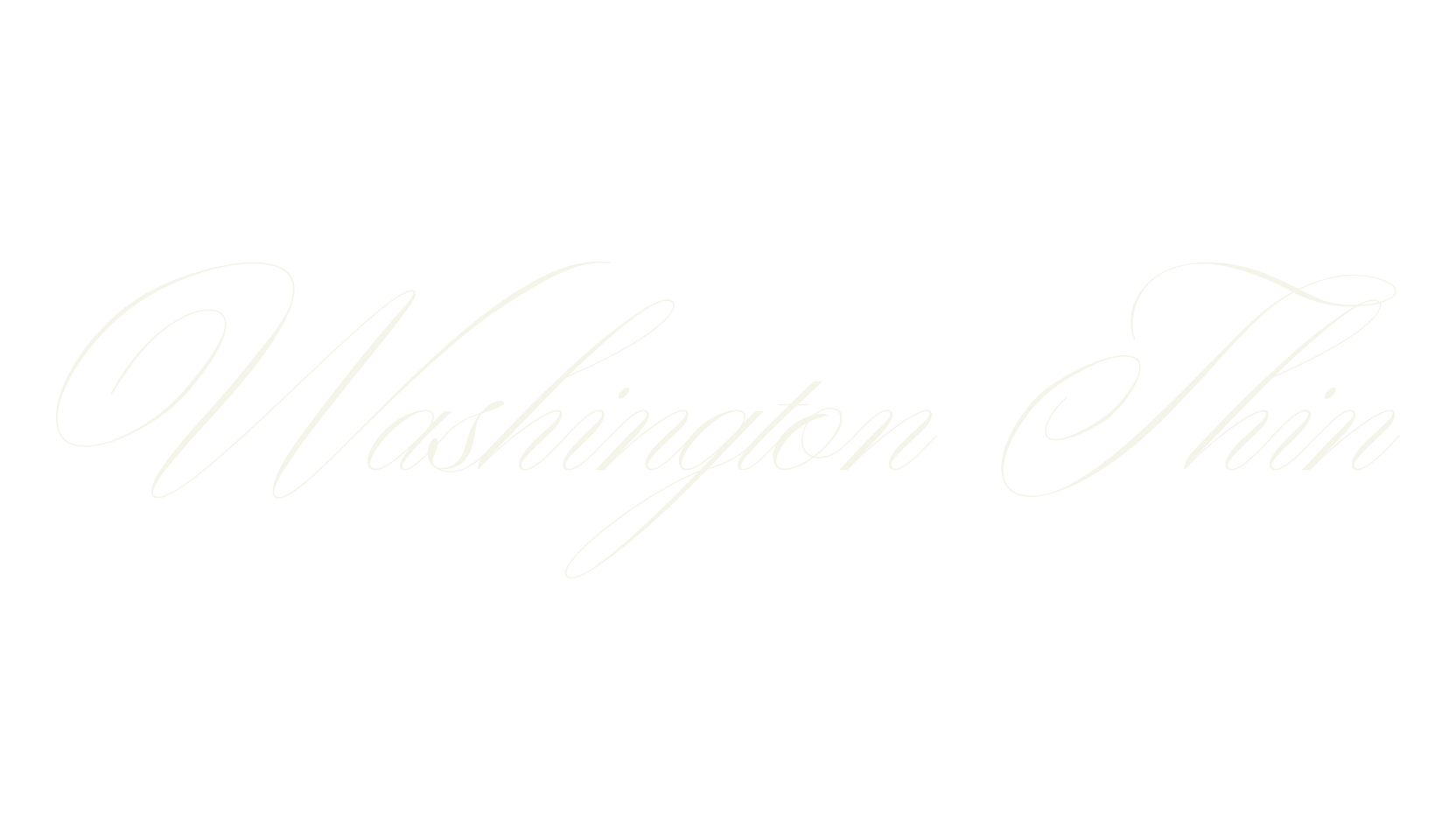 Washington Thin, gothic font preview