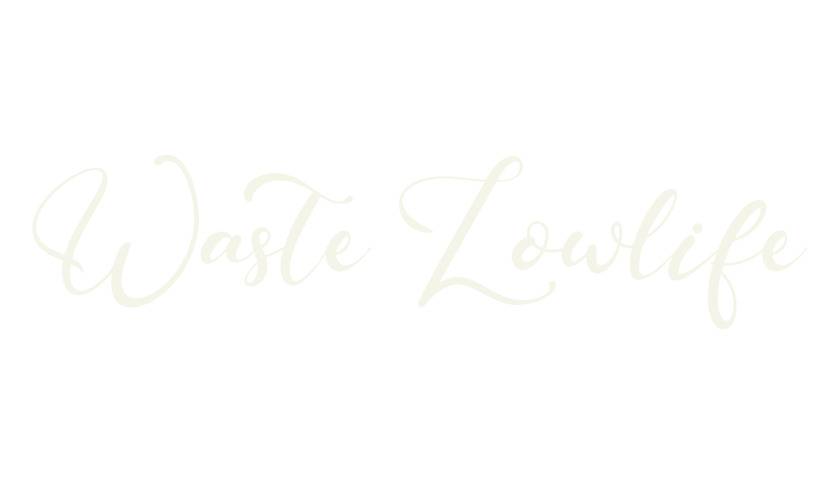 Waste Lowlife, fashion script font preview