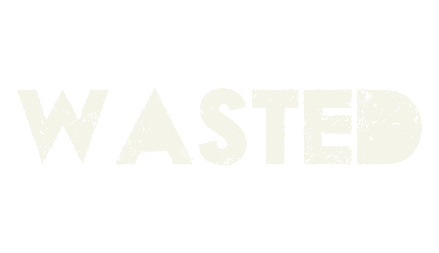 WASTED, sans font preview