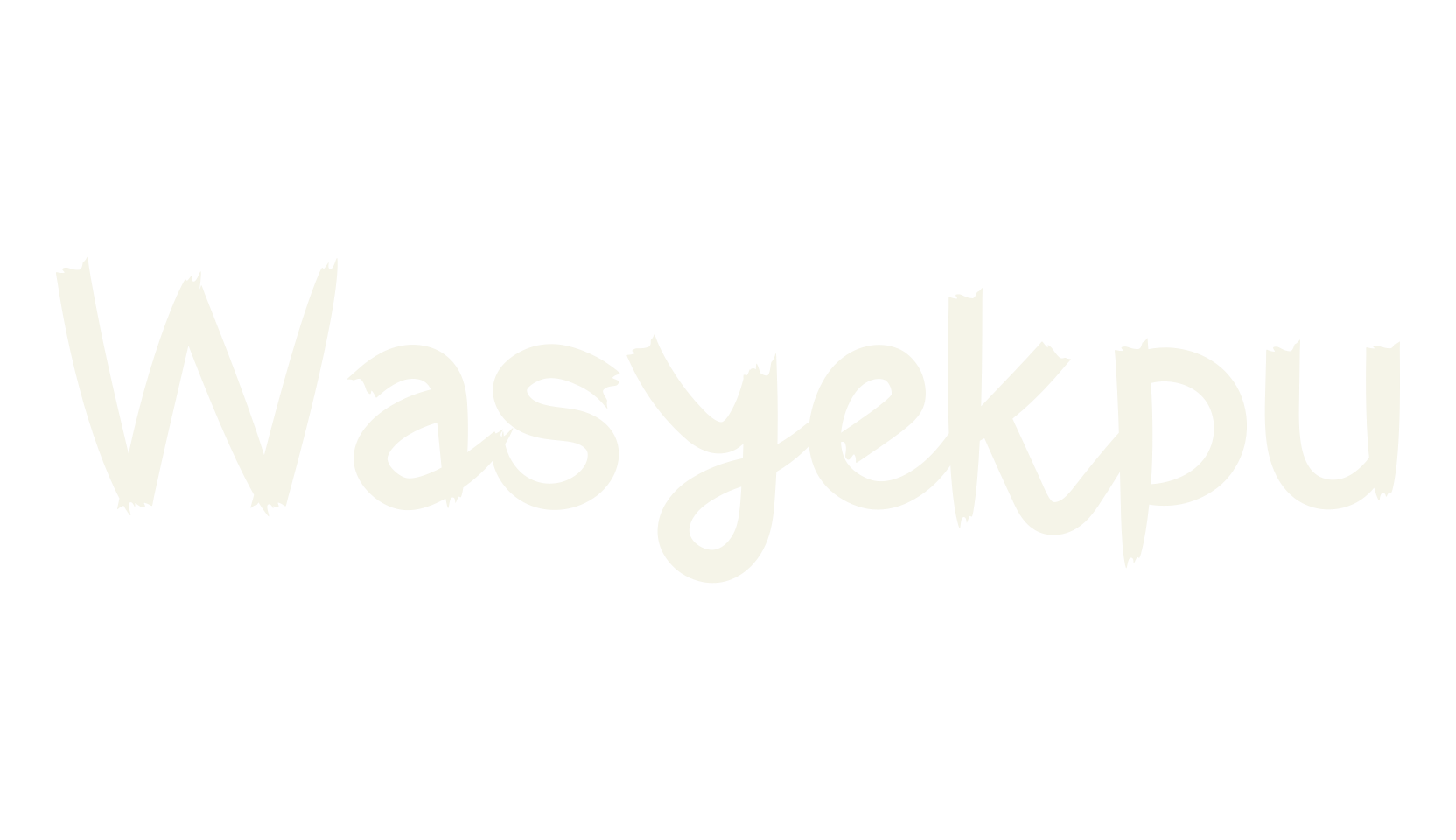 Wasyekpu, hand drawn font preview