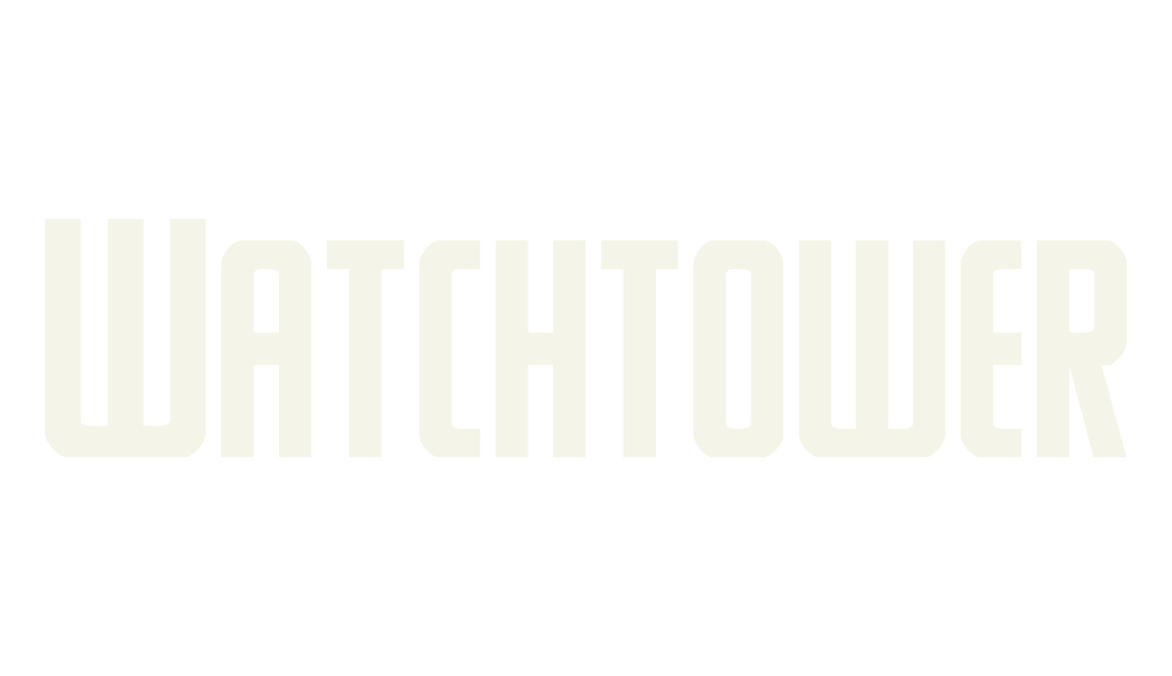 Watchtower, sans font preview