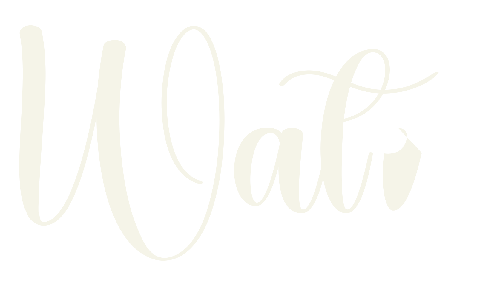 Water, fashion script font preview