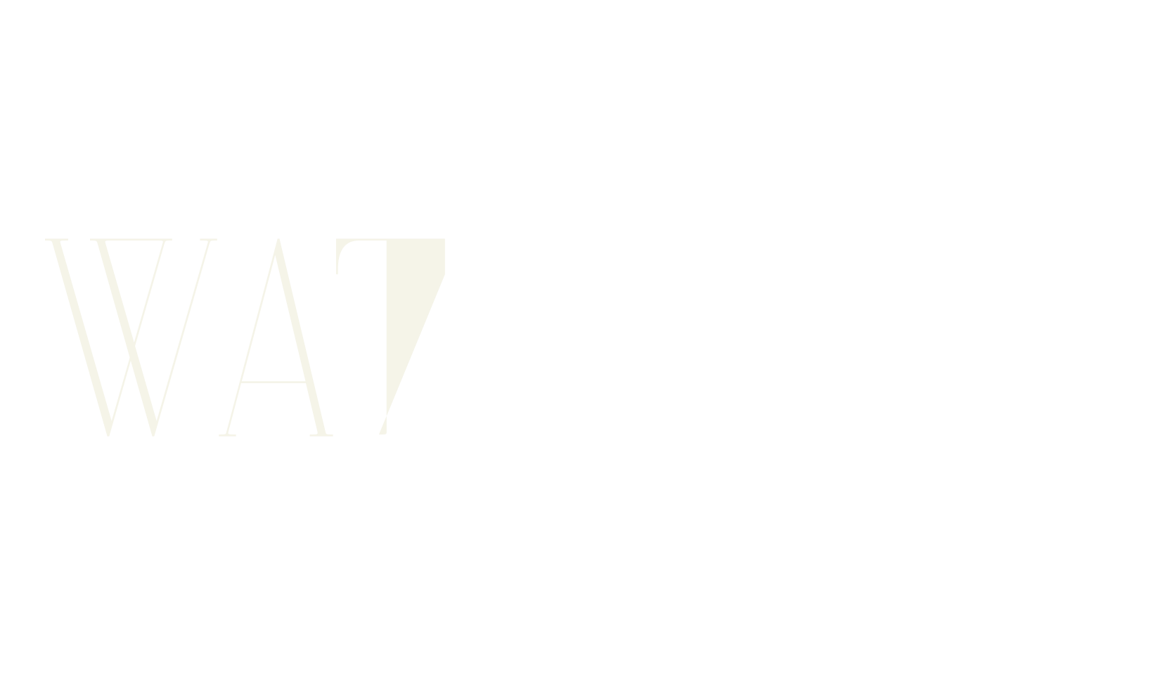Watterlen, thin font preview