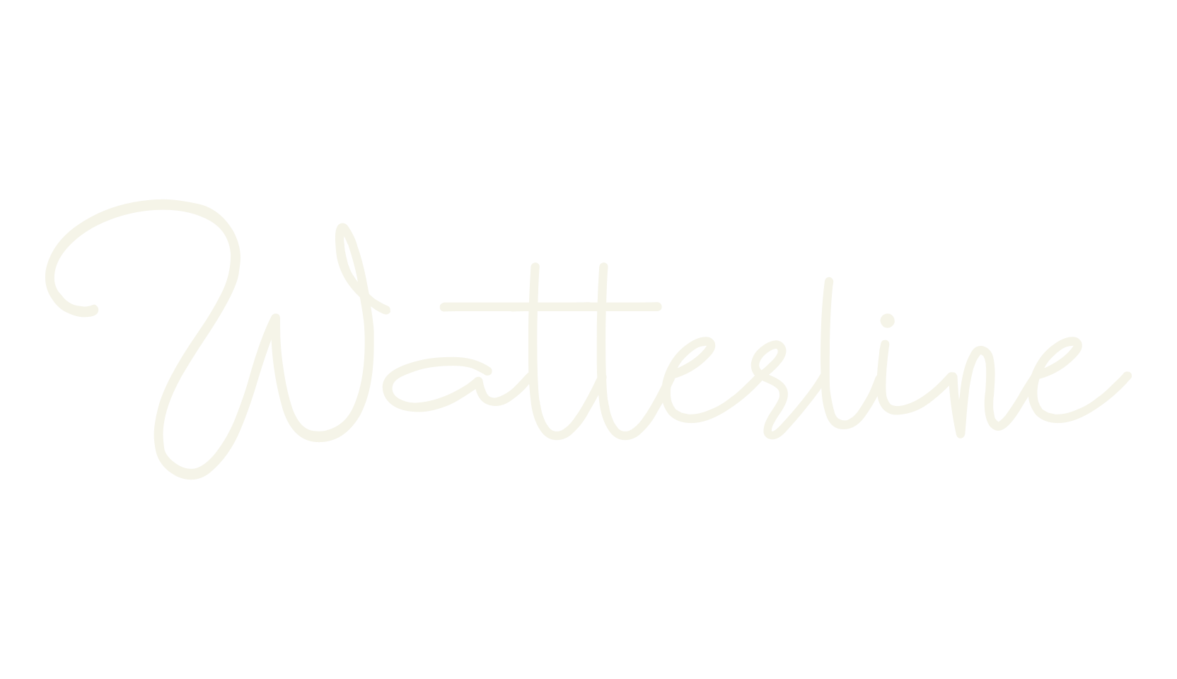 Watterline, fashion script font preview
