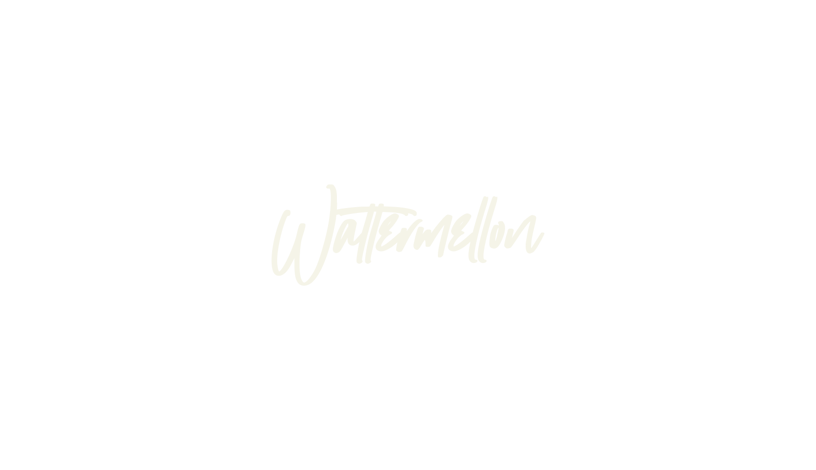 Wattermellon, handwriting font preview