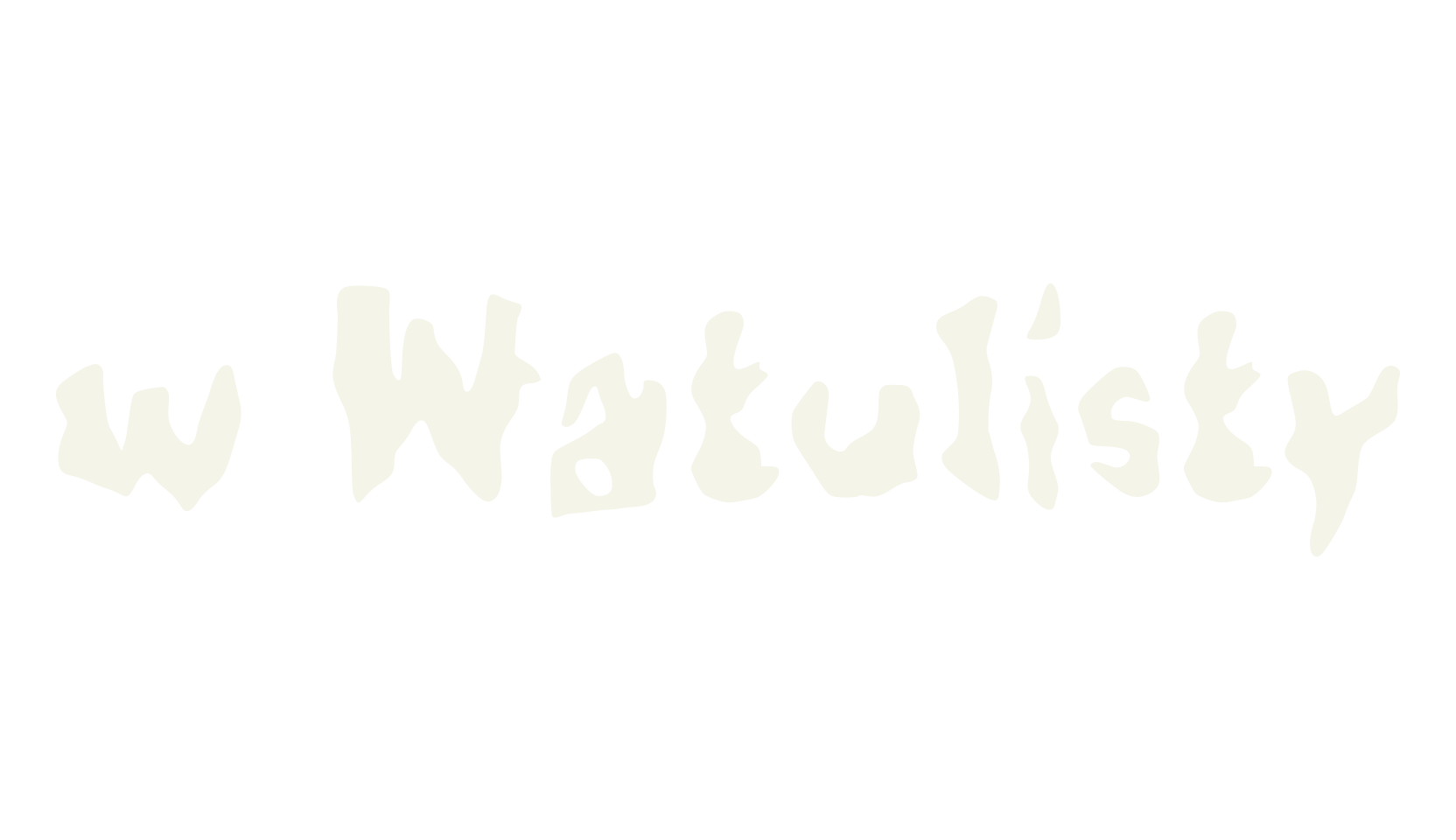 w Watulisty, fashion sign font preview