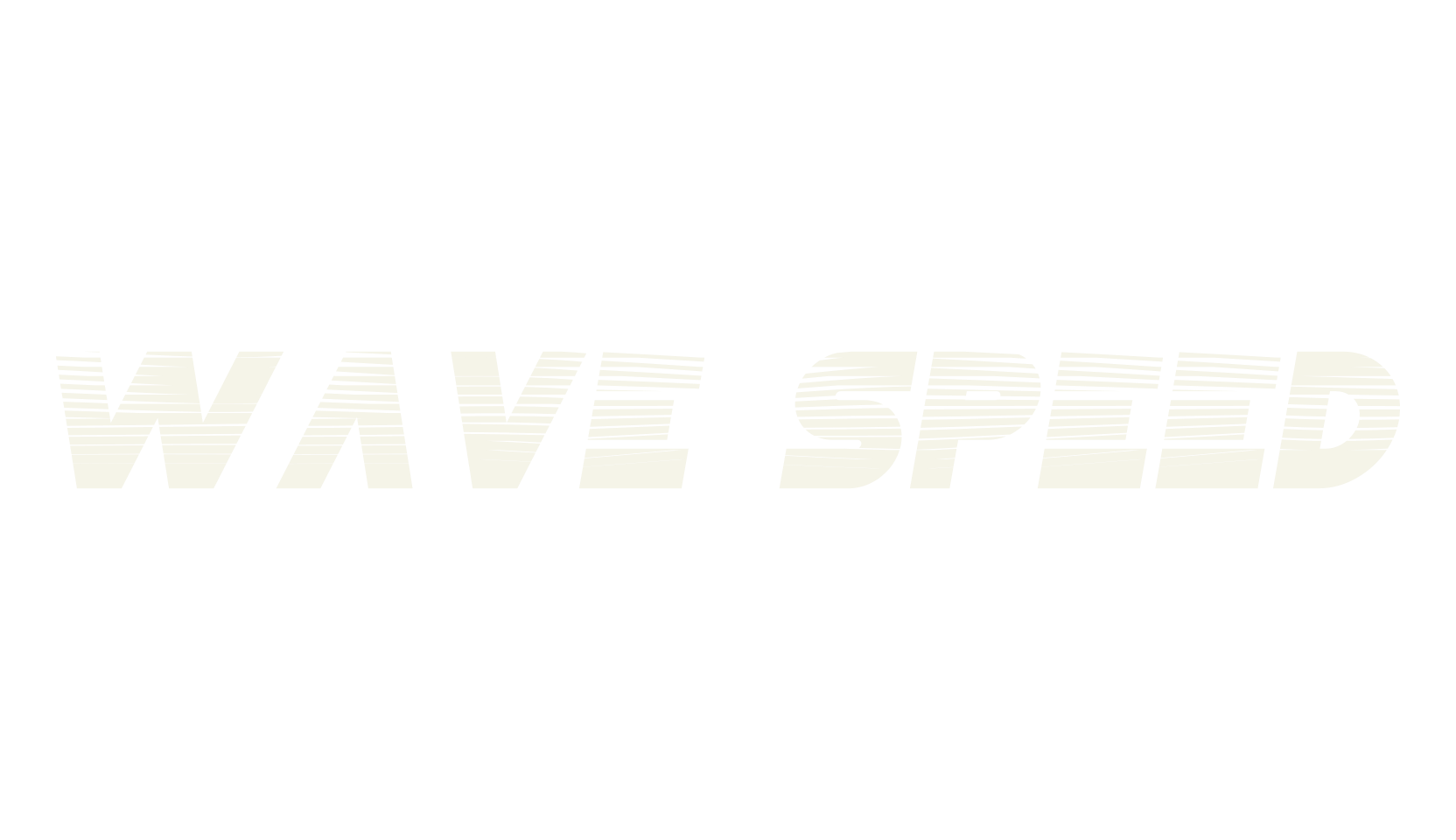 Wave Speed, racing font preview