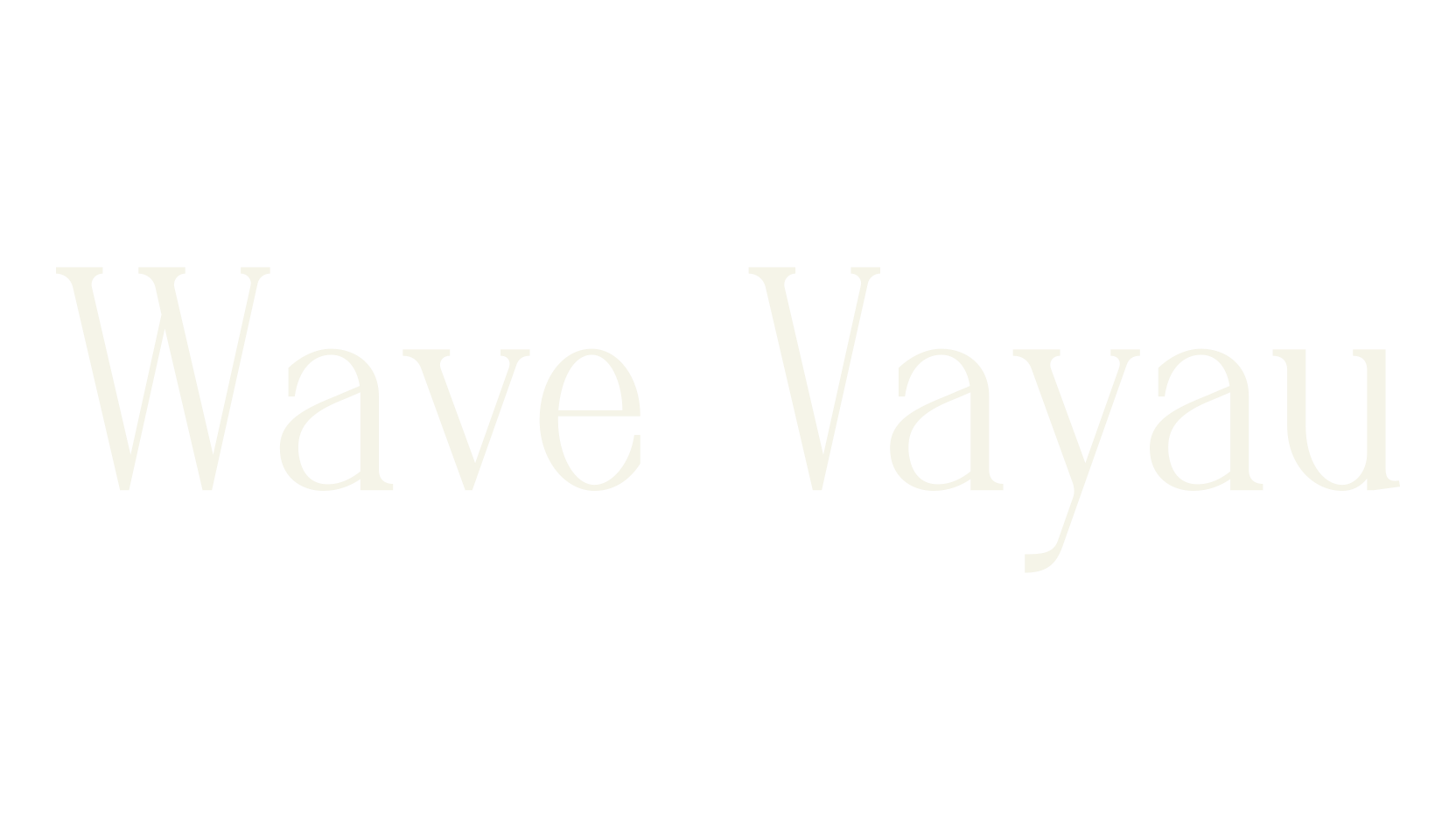 Wave Vayau, art deco font preview
