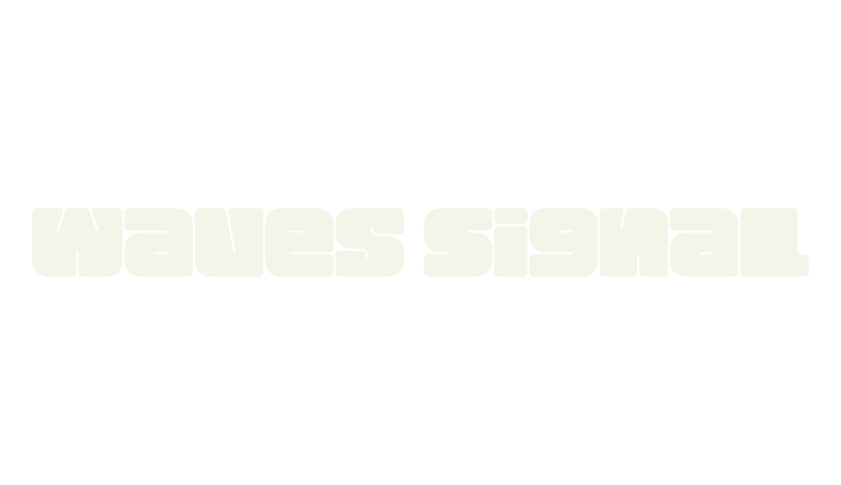 Waves Signal, bold font preview