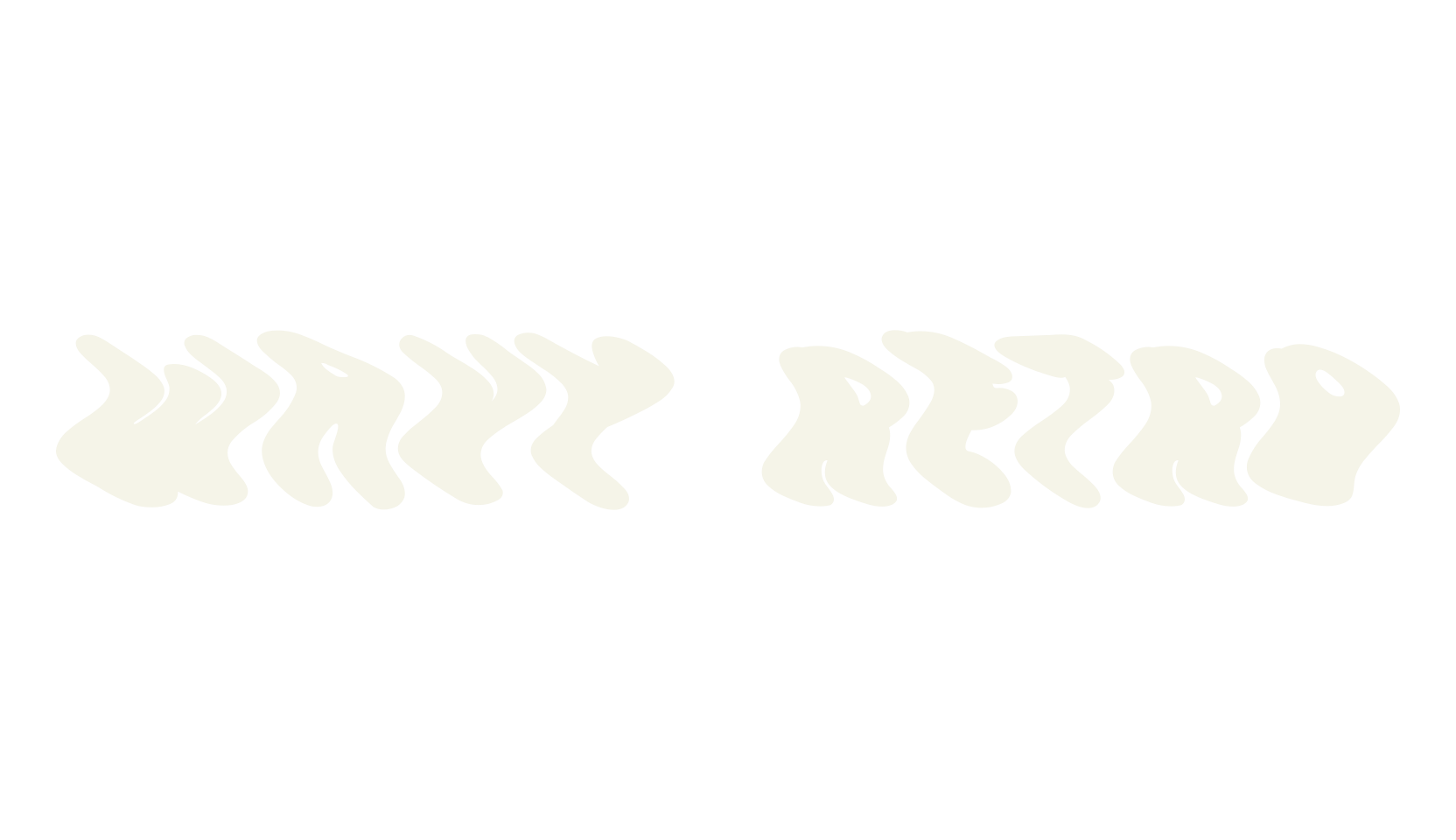 Wavy Retro, wavy font preview