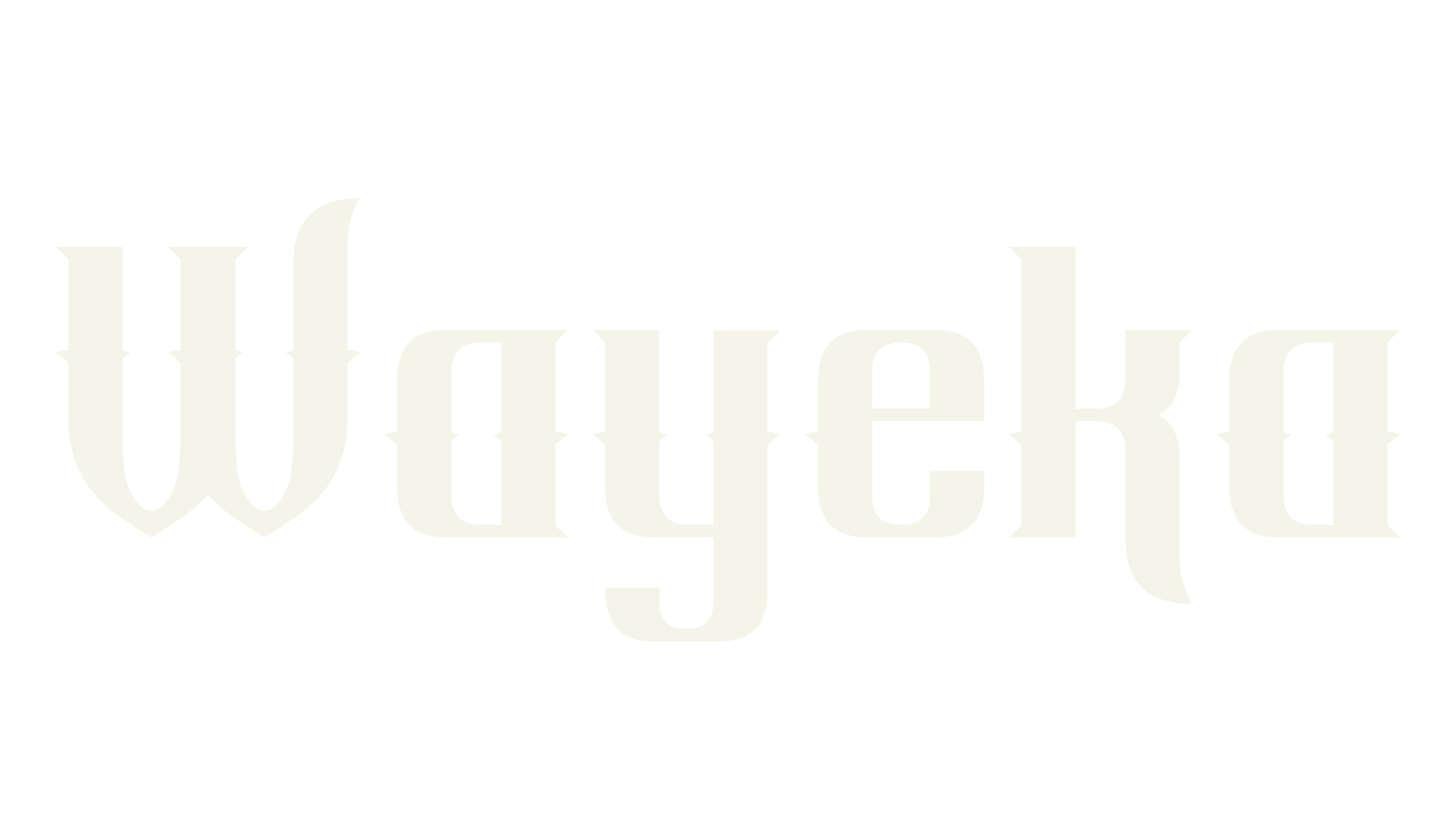 Wayeka, tattoo font preview