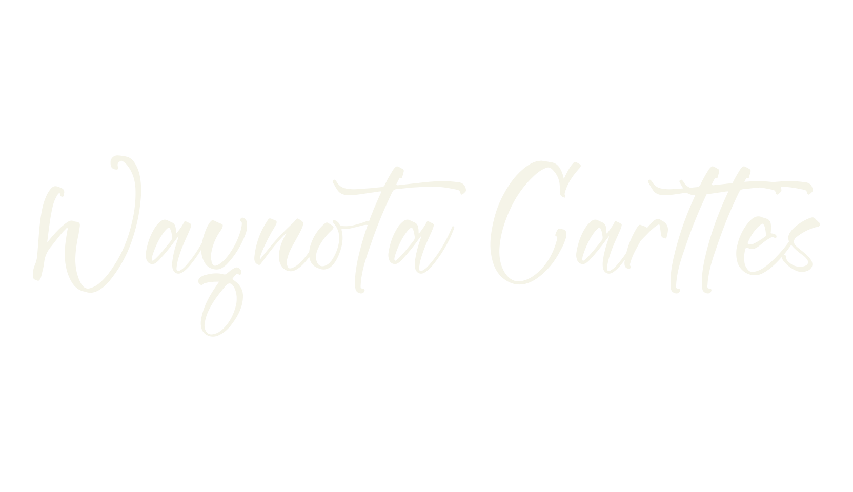 Waynota Carttes, cool font preview