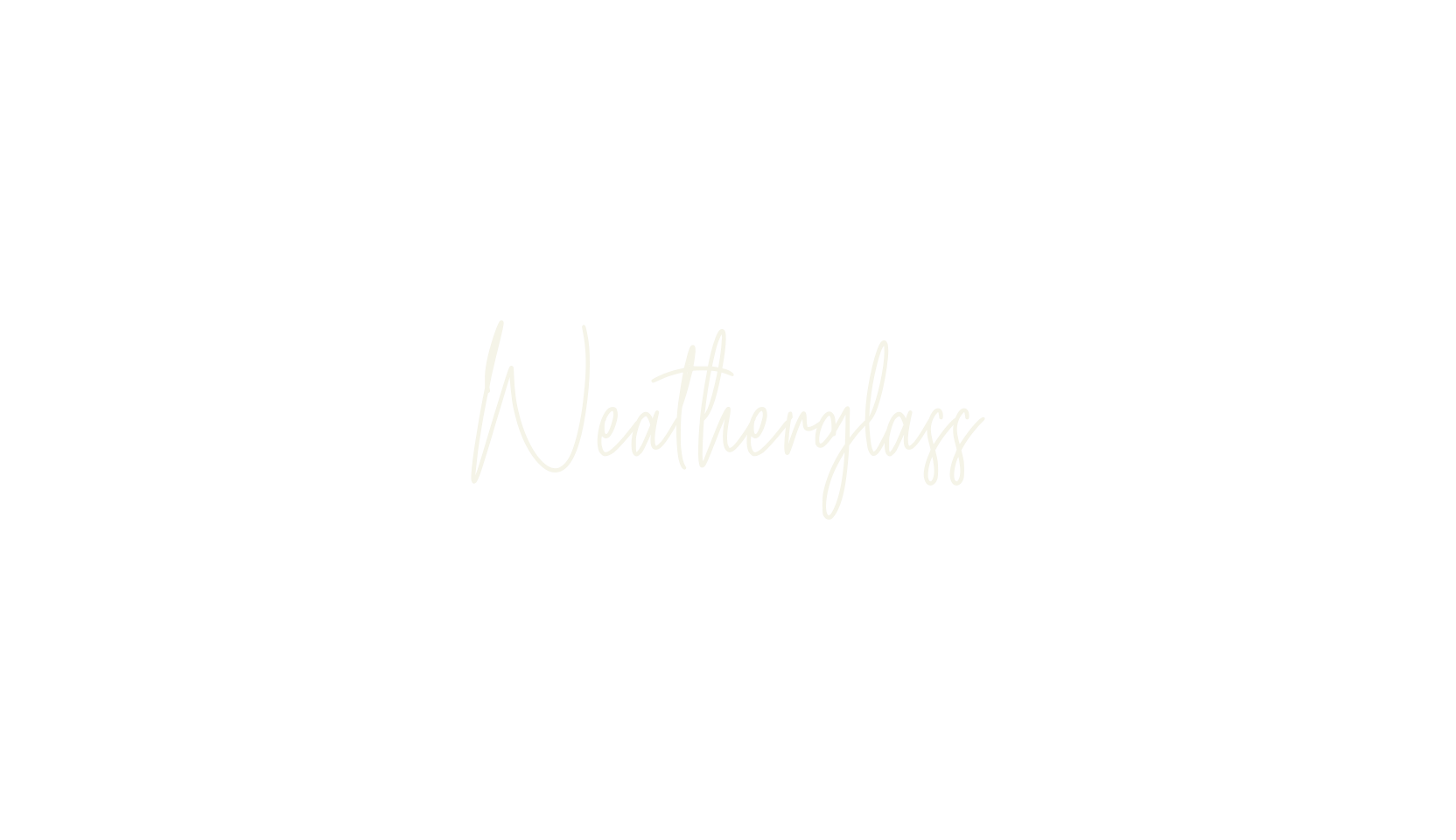 Weatherglass, lettering font preview