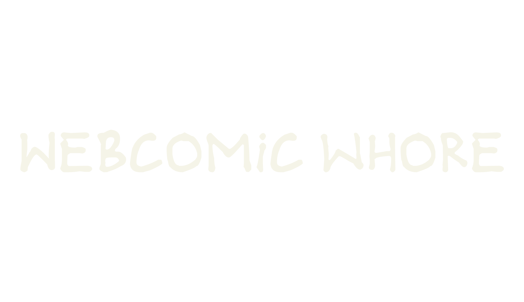 Webcomic whore, comic book font preview