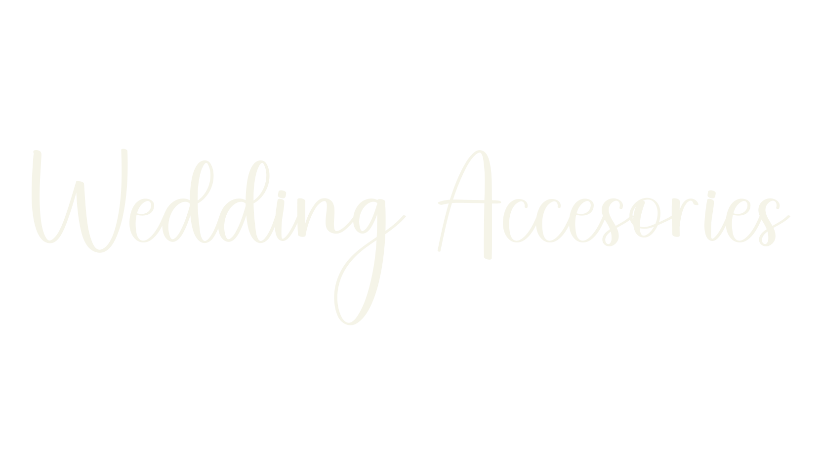 Wedding Accesories, handwriting font preview
