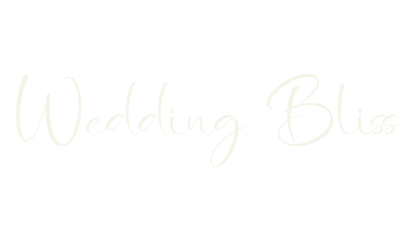 Wedding Bliss, wedding font preview
