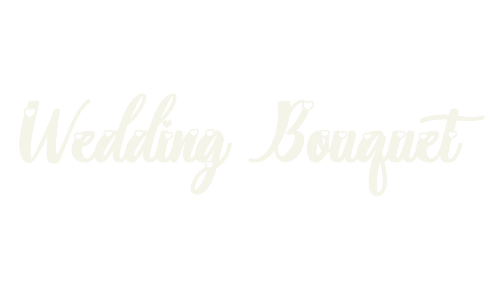 Wedding Bouquet, fashion script font preview