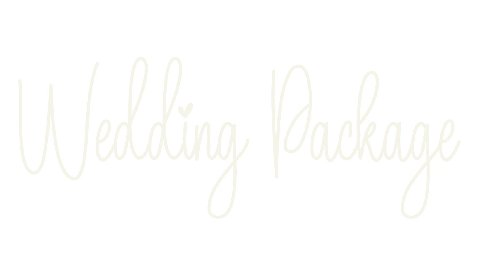 Wedding Package, wedding font preview