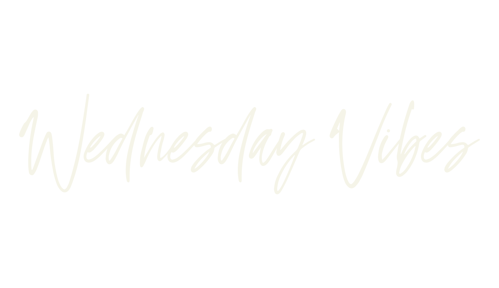 Wednesday Vibes, signature font preview